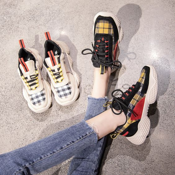 Burberry color hot sale block sneakers