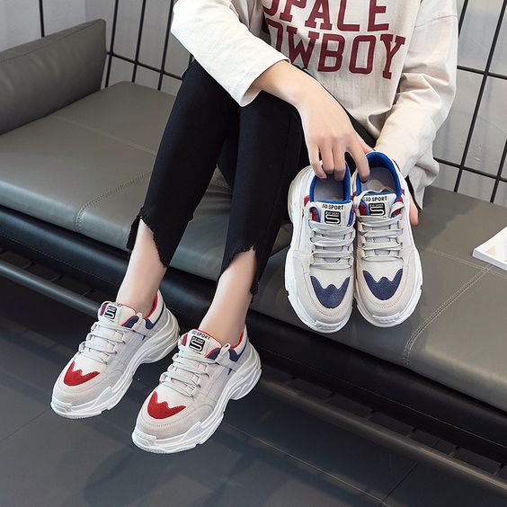 Chic Style Design Sneaker Shoes - Abershoes