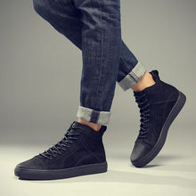 Load image into Gallery viewer, British Trend High Top Leather Shoes - Abershoes