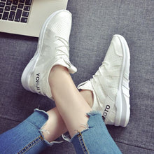 Load image into Gallery viewer, Breathable Trendy White Sneakers - Abershoes